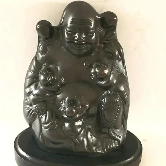 Vintage Buddha Statue Bronze - Picture 1 of 8